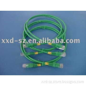 CAT5E RJ45 Patch Cord with cable marker